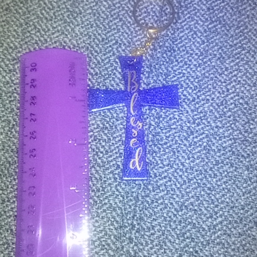 Blessed Cross Keychain - Picture 4 of 4